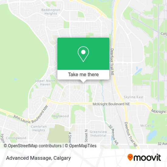 Advanced Massage map