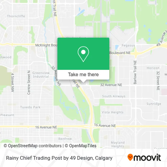 Rainy Chief Trading Post by 49 Design map