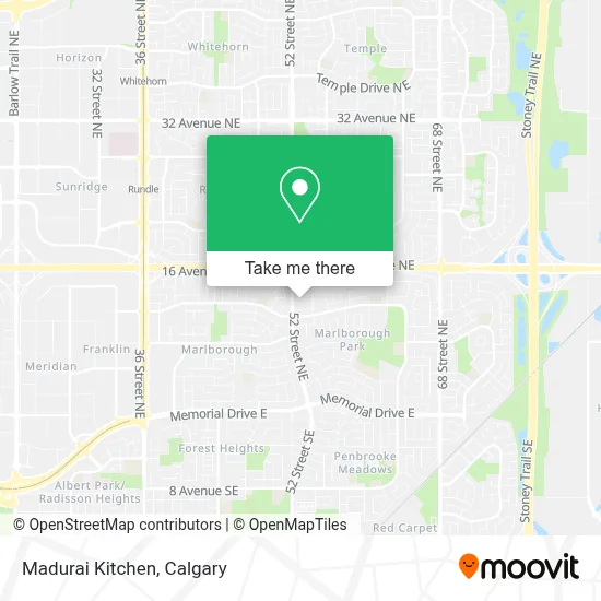 Madurai Kitchen map