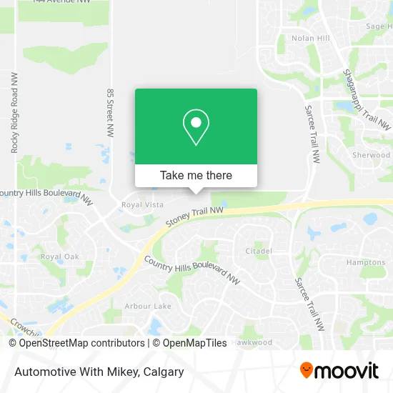Automotive With Mikey map