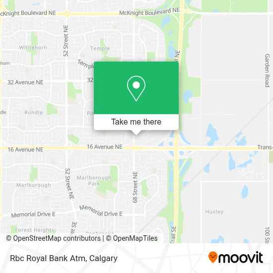 Rbc Royal Bank Atm map