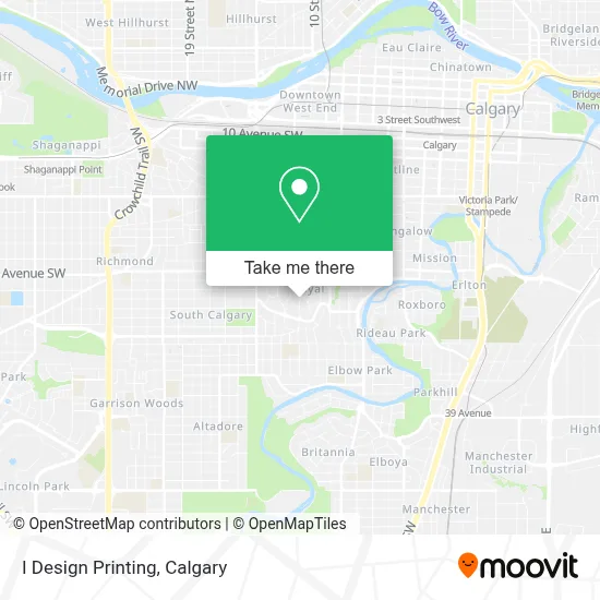 I Design Printing map