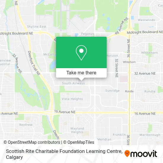 Scottish Rite Charitable Foundation Learning Centre map