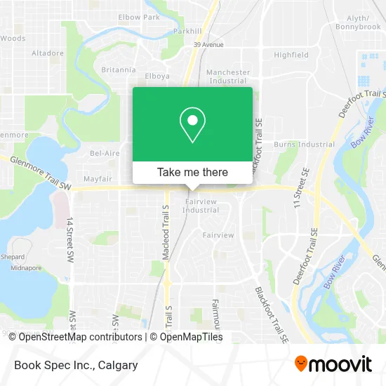 Book Spec Inc. map