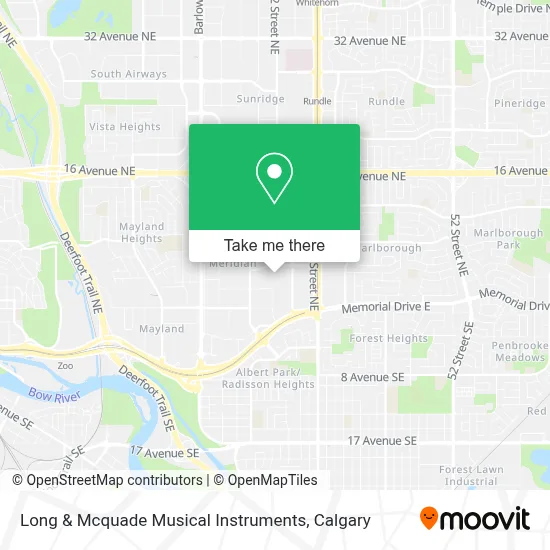Long & Mcquade Musical Instruments map