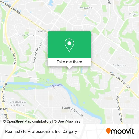 Real Estate Professionals Inc map