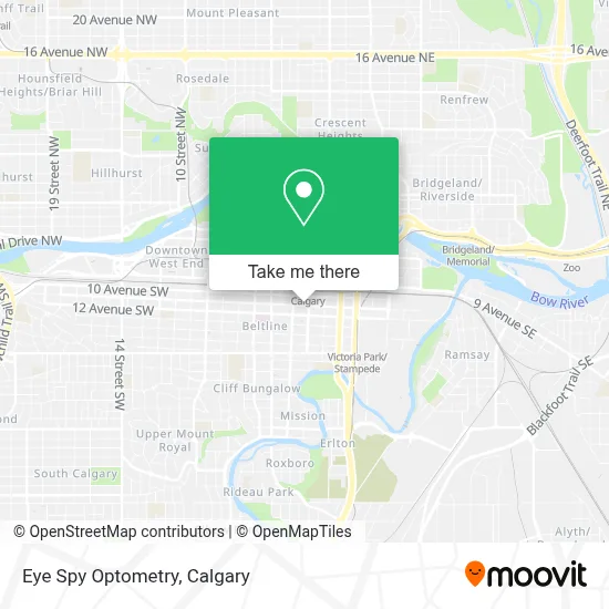 Eye Spy Optometry map