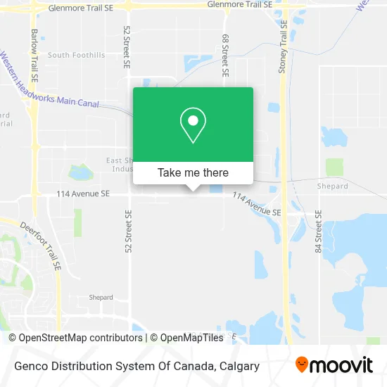 Genco Distribution System Of Canada map