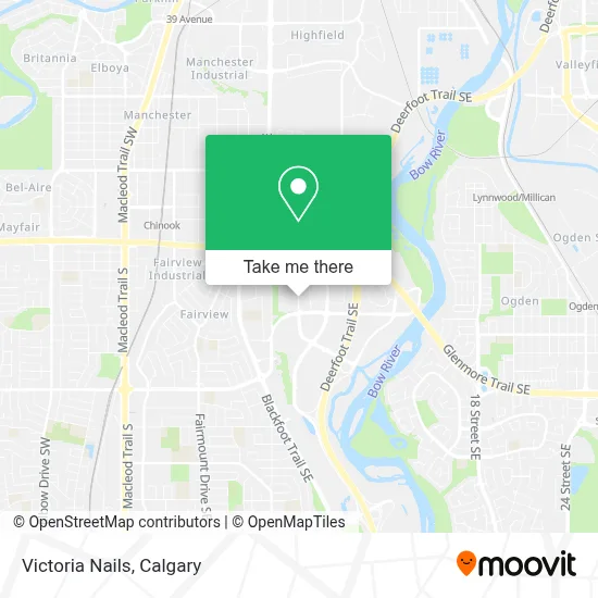 Victoria Nails map