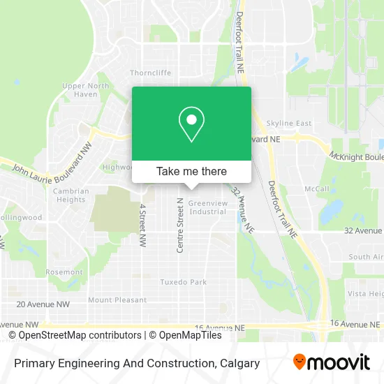 Primary Engineering And Construction map