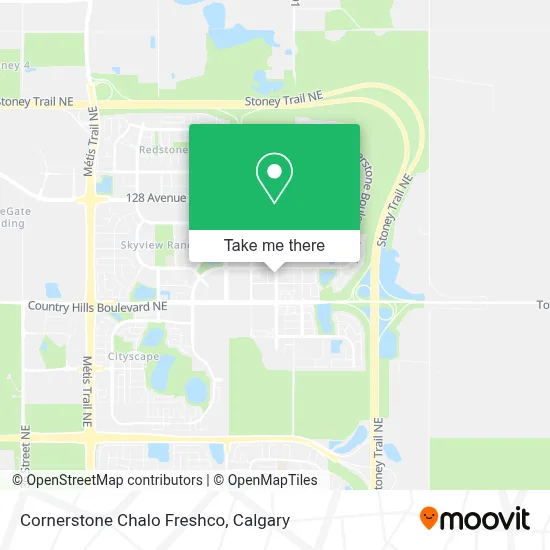 Cornerstone Chalo Freshco map