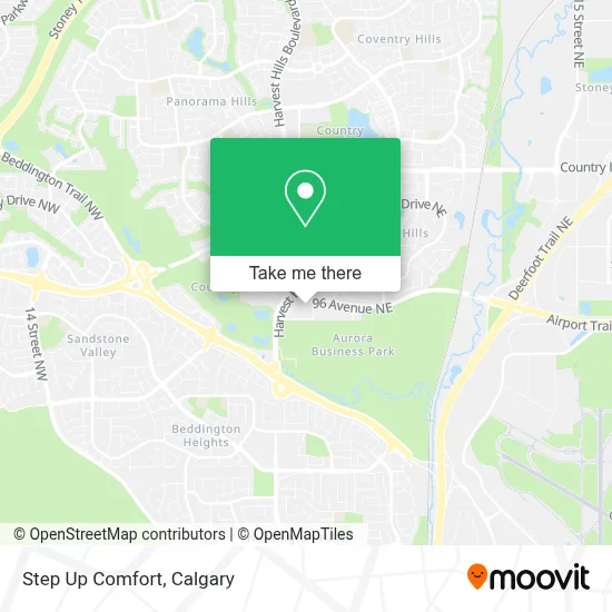 Step Up Comfort map