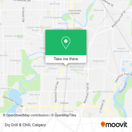 Dq Grill & Chill map
