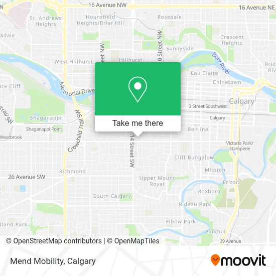 Mend Mobility map