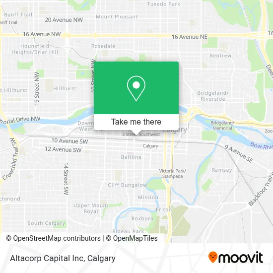 Altacorp Capital Inc map
