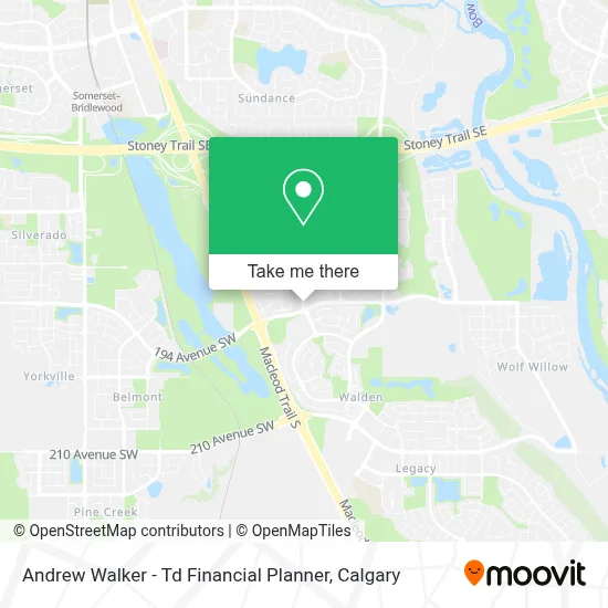 Andrew Walker - Td Financial Planner map