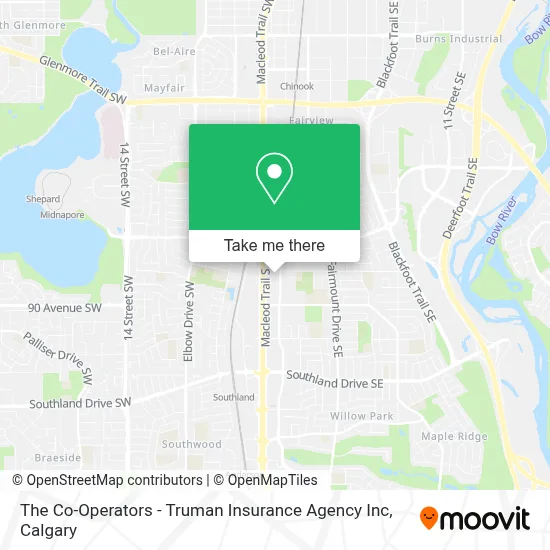 The Co-Operators - Truman Insurance Agency Inc map