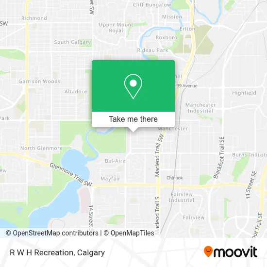 R W H Recreation map