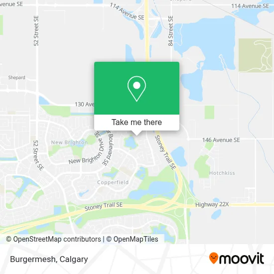 Burgermesh map