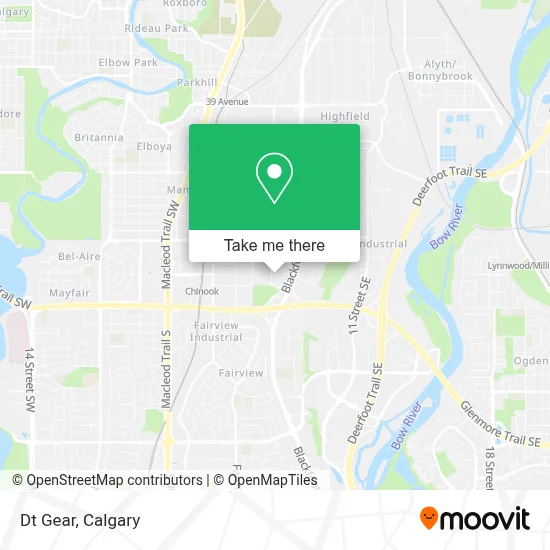Dt Gear map