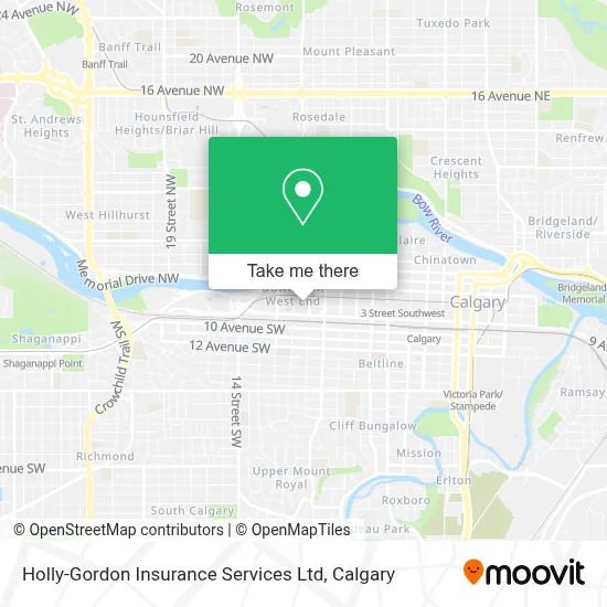 Holly-Gordon Insurance Services Ltd map