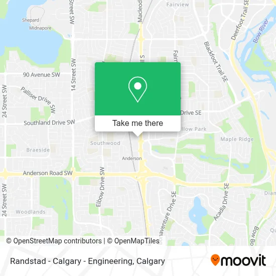Randstad - Calgary - Engineering map