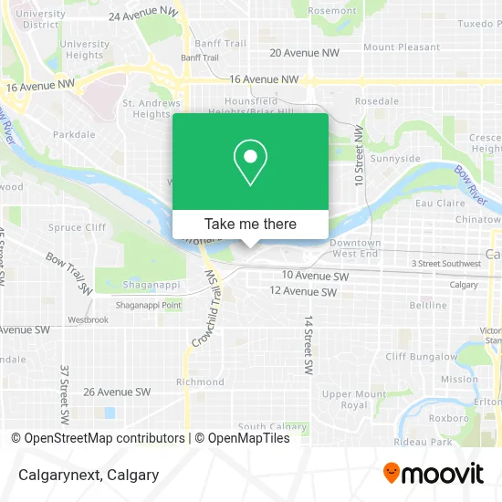 Calgarynext map