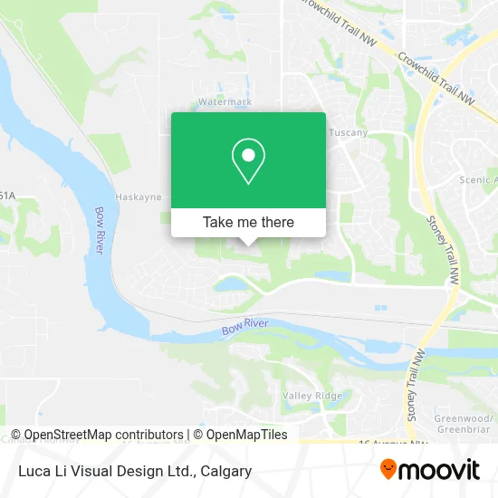Luca Li Visual Design Ltd. map