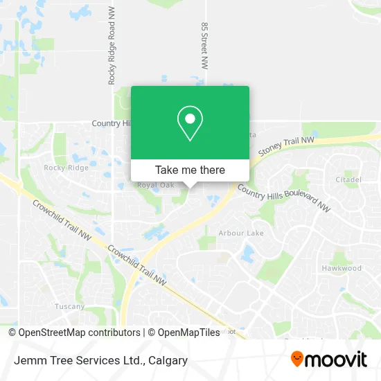 Jemm Tree Services Ltd. map