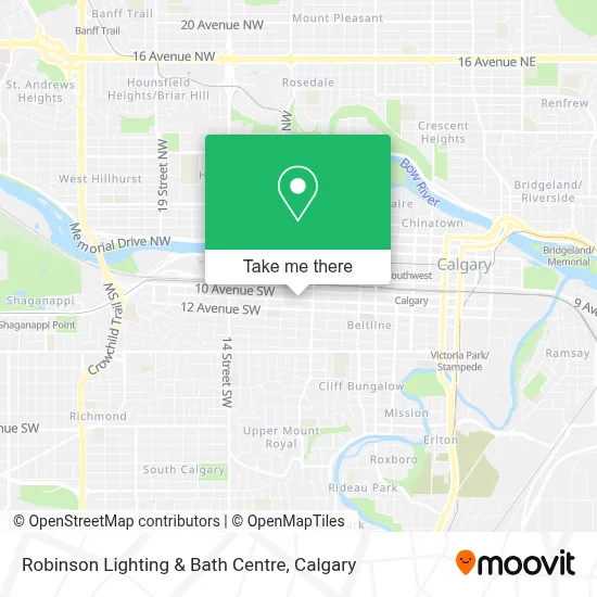 Robinson Lighting & Bath Centre map