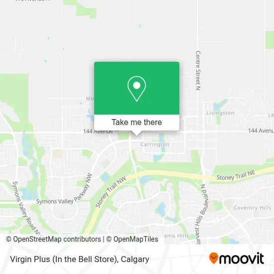Virgin Plus (In the Bell Store) map