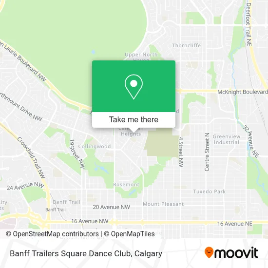 Banff Trailers Square Dance Club map