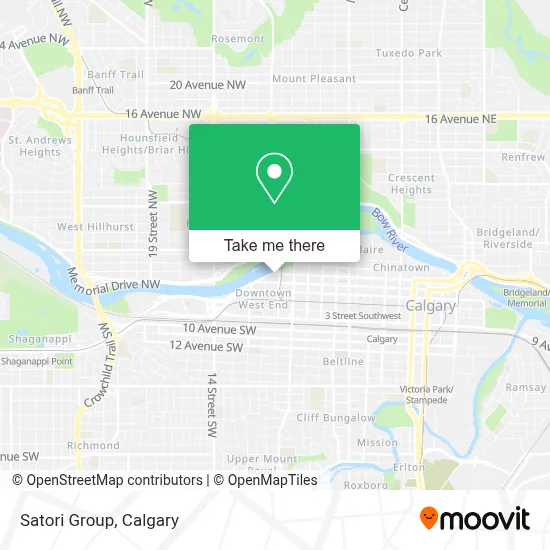 Satori Group map