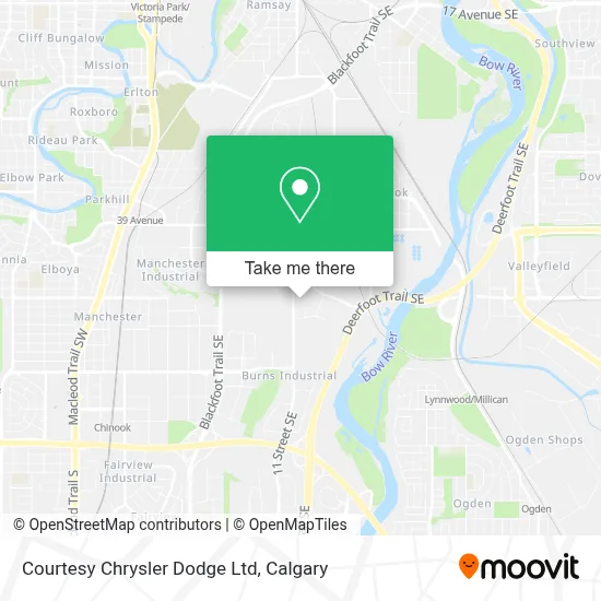 Courtesy Chrysler Dodge  Ltd map