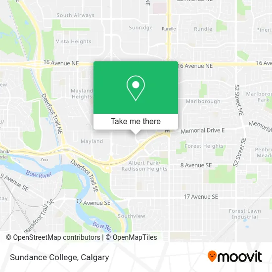 Sundance College map