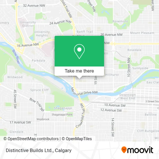 Distinctive Builds Ltd. map