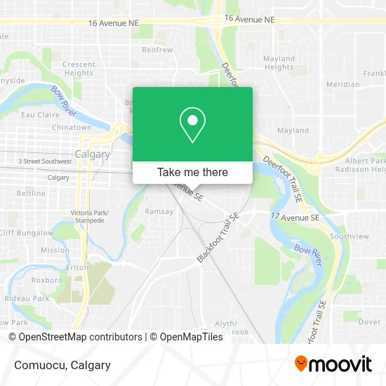 Comuocu map