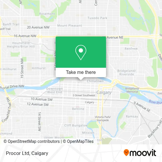 Procor Ltd map