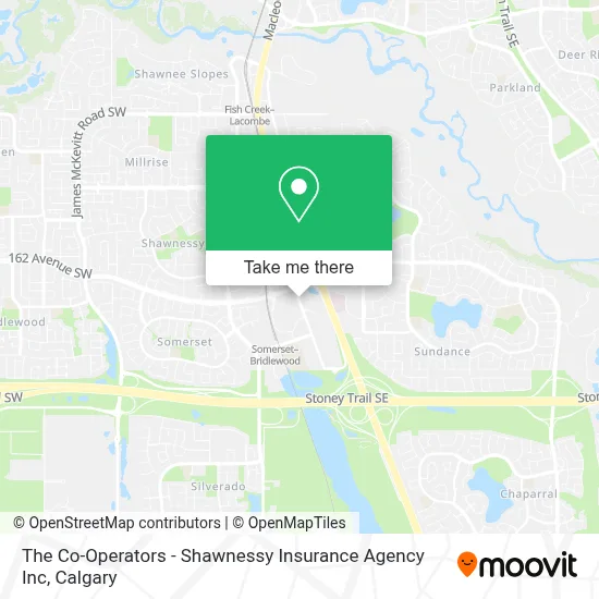 The Co-Operators - Shawnessy Insurance Agency Inc map