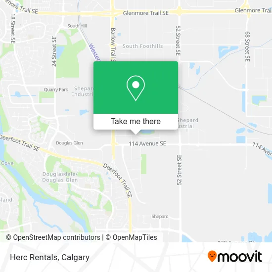 Herc Rentals map