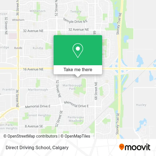 Direct Driving School map