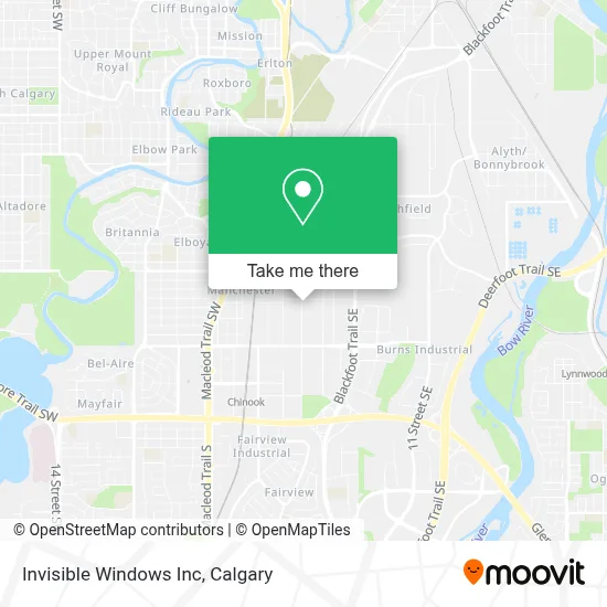 Invisible Windows Inc map
