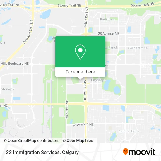 SS Immigration Services map