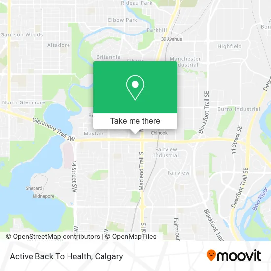 Active Back To Health map
