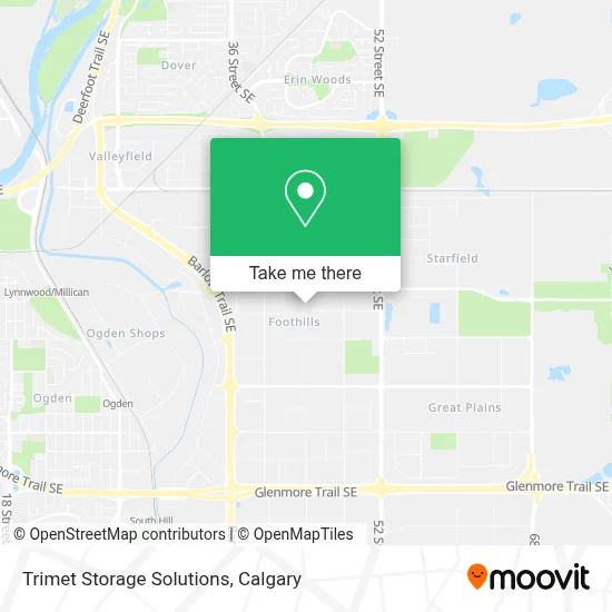 Trimet Storage Solutions map