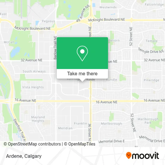 Ardene map