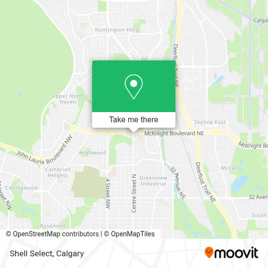 Shell Select map
