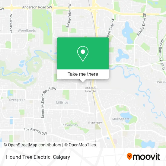 Hound Tree Electric map