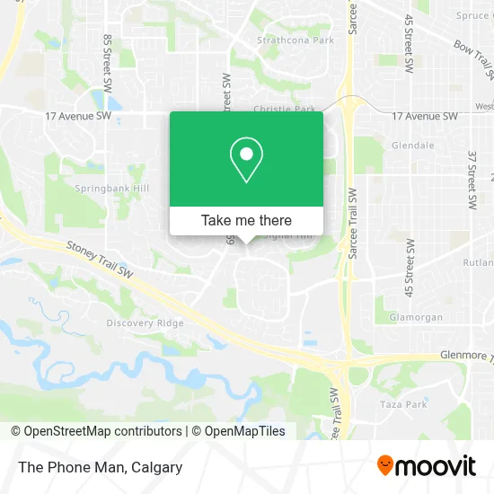 The Phone Man map