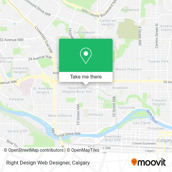Right Design Web Designer map